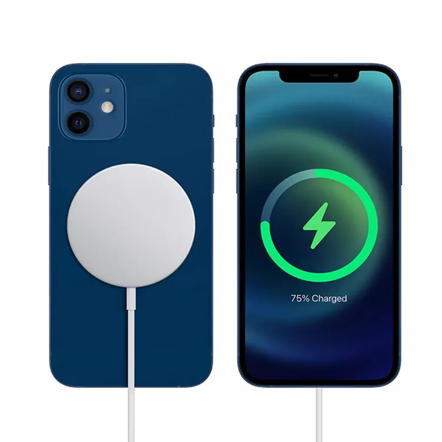 Cargador inalámbrico Magsafe - Carga 15w en Lima - vista trasera