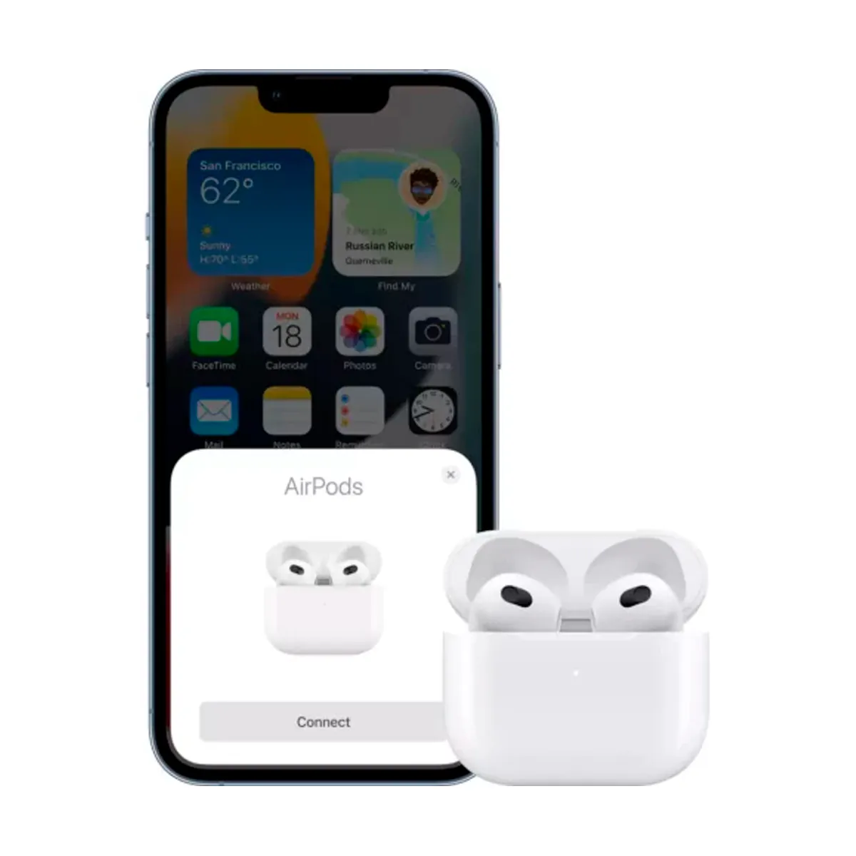 Airpods 4ta Generación con ANC en Lima - vista trasera