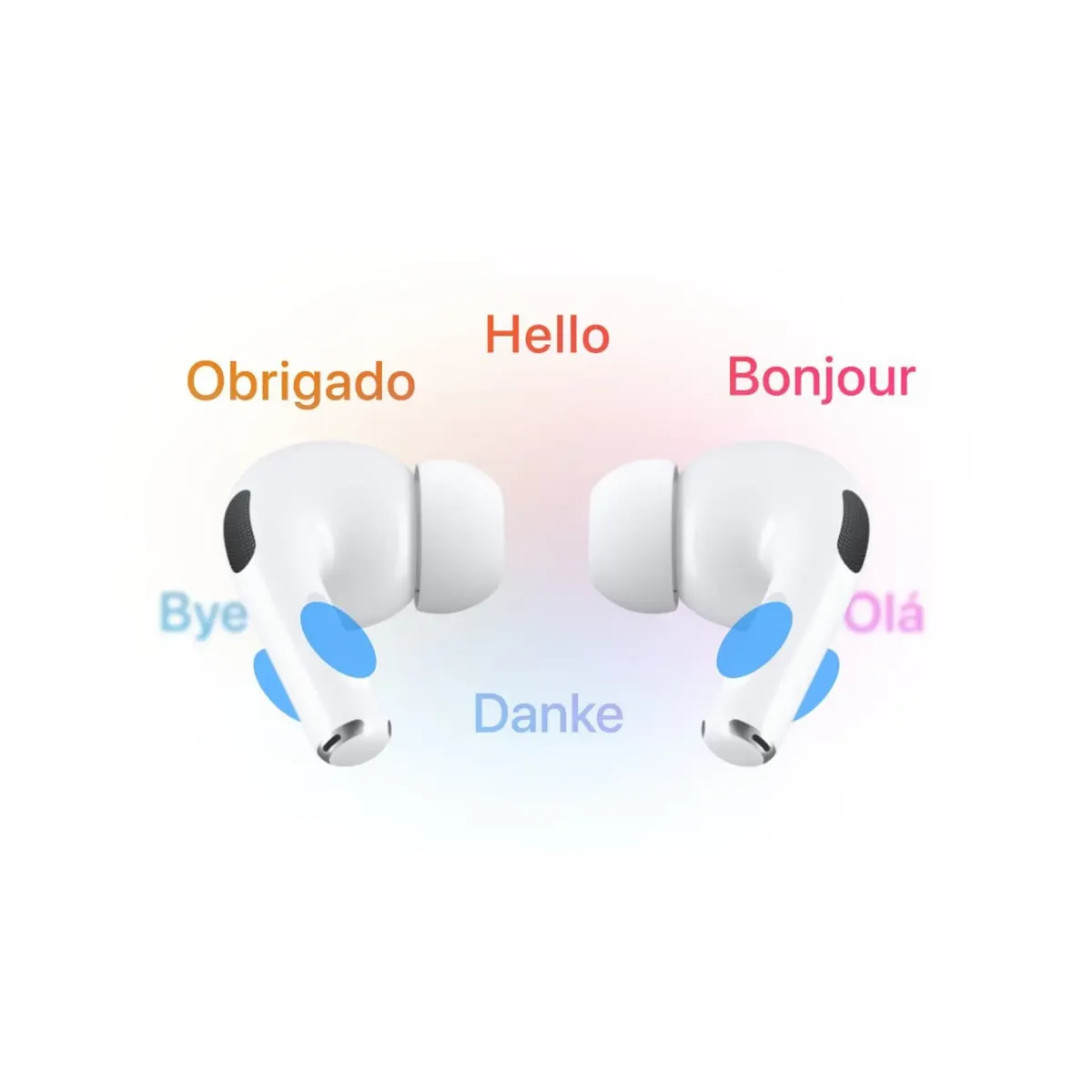 Airpods Pro 3era Generación con ANC y Traductor Idiomas en Lima - vista trasera
