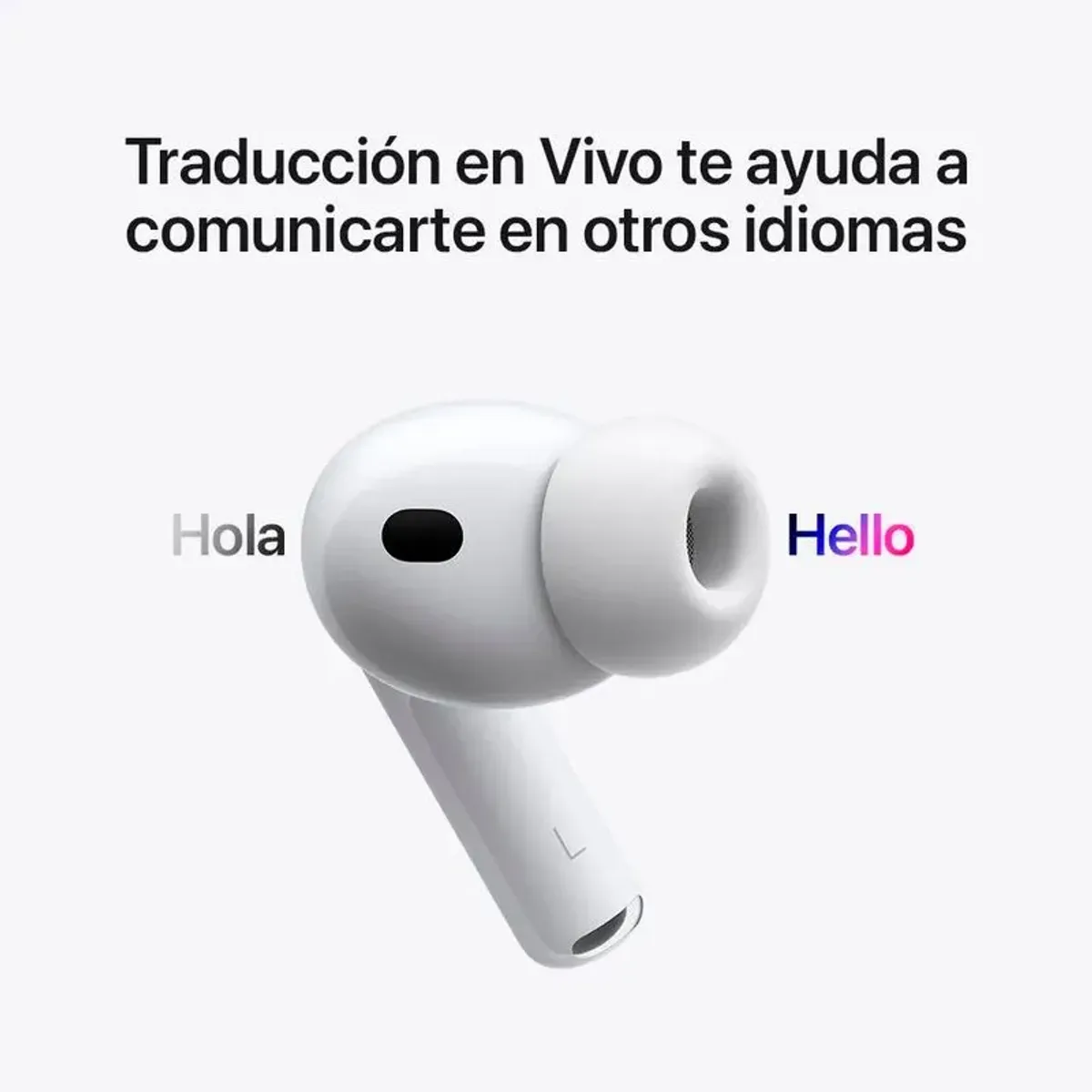 Airpods Pro 3era Generación con ANC y Traductor Idiomas en Lima - vista lateral